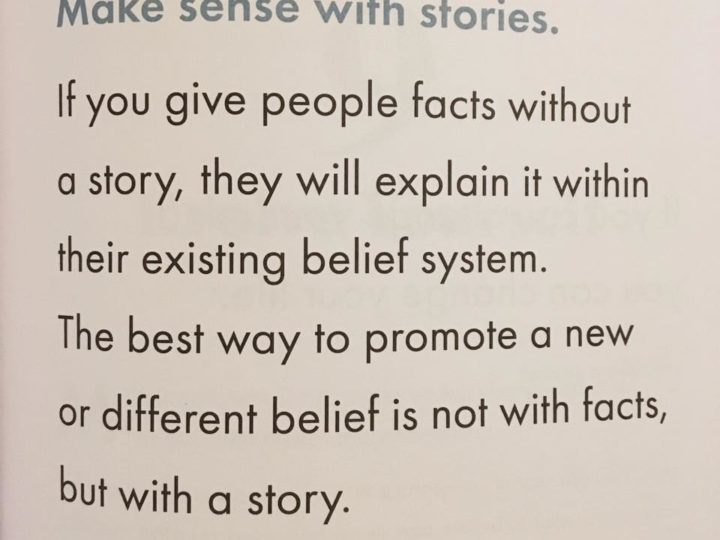 Make sense with stories